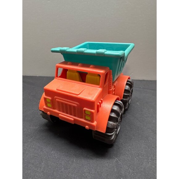 Battat Coastal Cruiser Sand Orange Blue Dump Truck Toy For Kids - Picture 1 of 9
